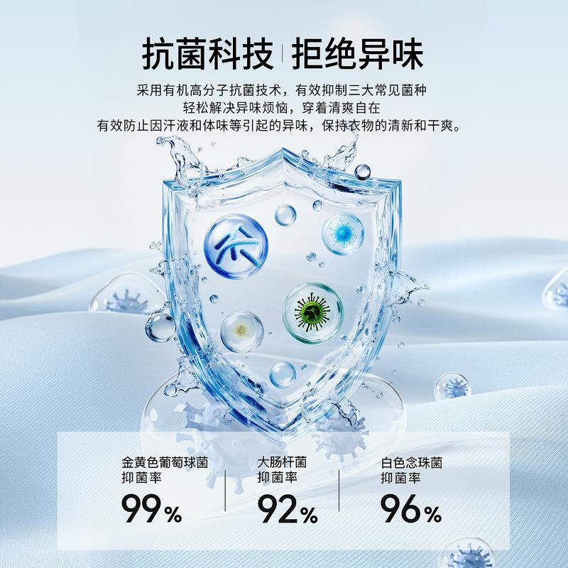 [Cool and Smooth+3A Antibacterial] Summer New Business Casual Short-sleeved Shirt for Men