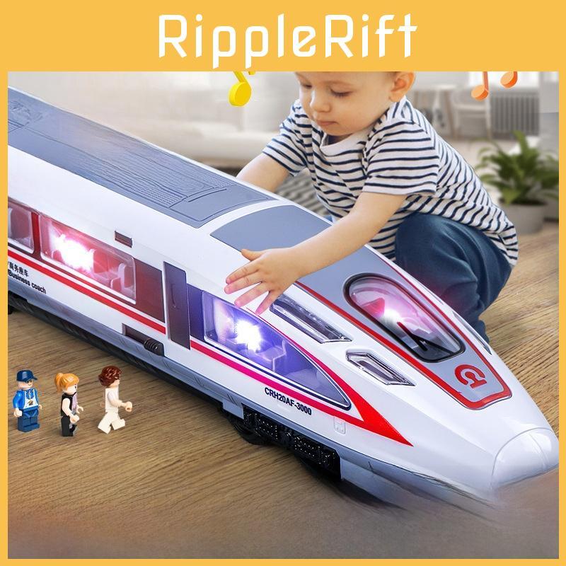 China Rejuvenation Highspeed Train Toy With Lights Music For Kids Educational Play