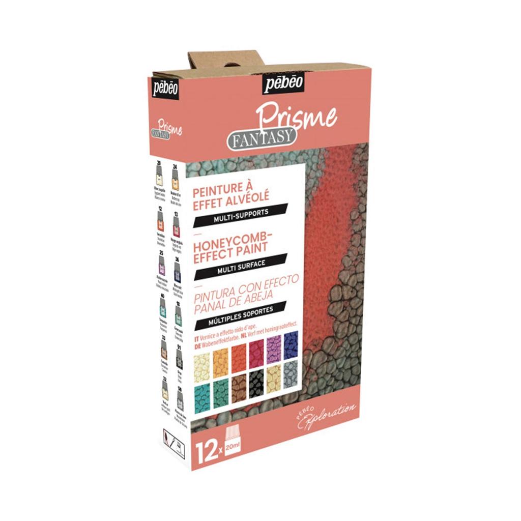 Pebeo Mixed Media Opaque Fantasy Prism 20ml x 12 Color Discovery Set
