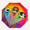1pc Powerpuff Girls Automatic Umbrella - 8-Rib Foldable Design, Outdoor Adventures, Durable Canopy Material yy250823149