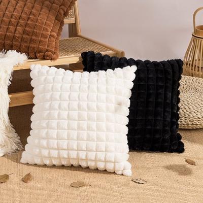 Durable Plush Pillow Case Comfortable Polyester Home