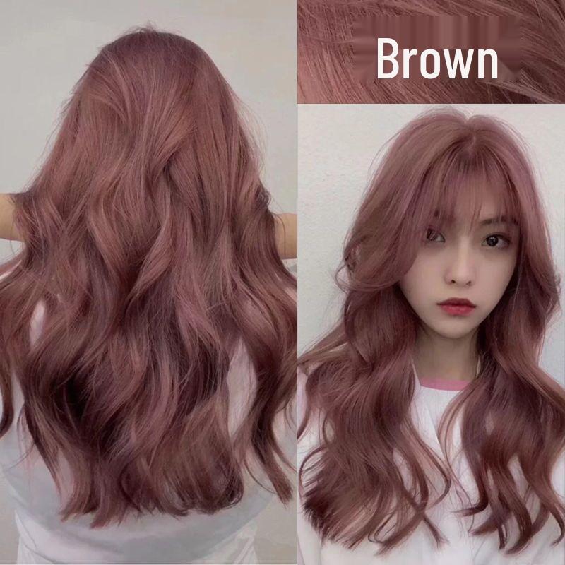 2026 Hair Dye Cream: Gray-Brown Linen, Black Tea Color, with Hair Care Benefits