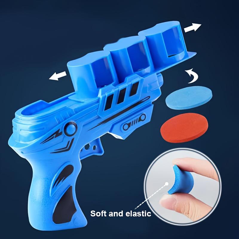 Interactive Cat Launcher Toy Anxiety Relief & Fun Pet Training, Red with Colorful Discs, Battery-Free, for All Cat Breeds, Cat Toys