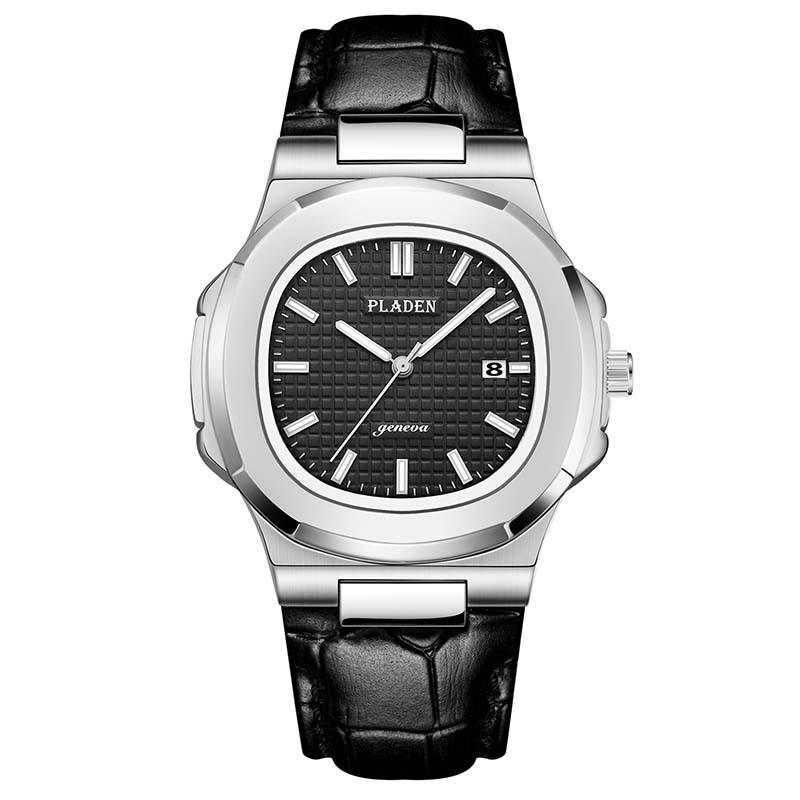 Classic Men's High-end Fashion Business Stainless Steel Waterproof Quartz Watch