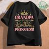 Family Matching Shirts Birthday Princess Family Party Outfits for Parents Kids Family Dad,mom of The Birthday Girl Tops Gift