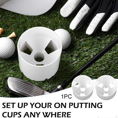 Golf Hole Cup Accessories Putter Practice Putting Green for Garden,Yard Driving Range