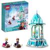 LEGO Disney Frozen Anna Elsas Magical Carousel 43218 Ice Palace Building Toy Set Princess Elsa Olaf Included 6th Birthday Gift