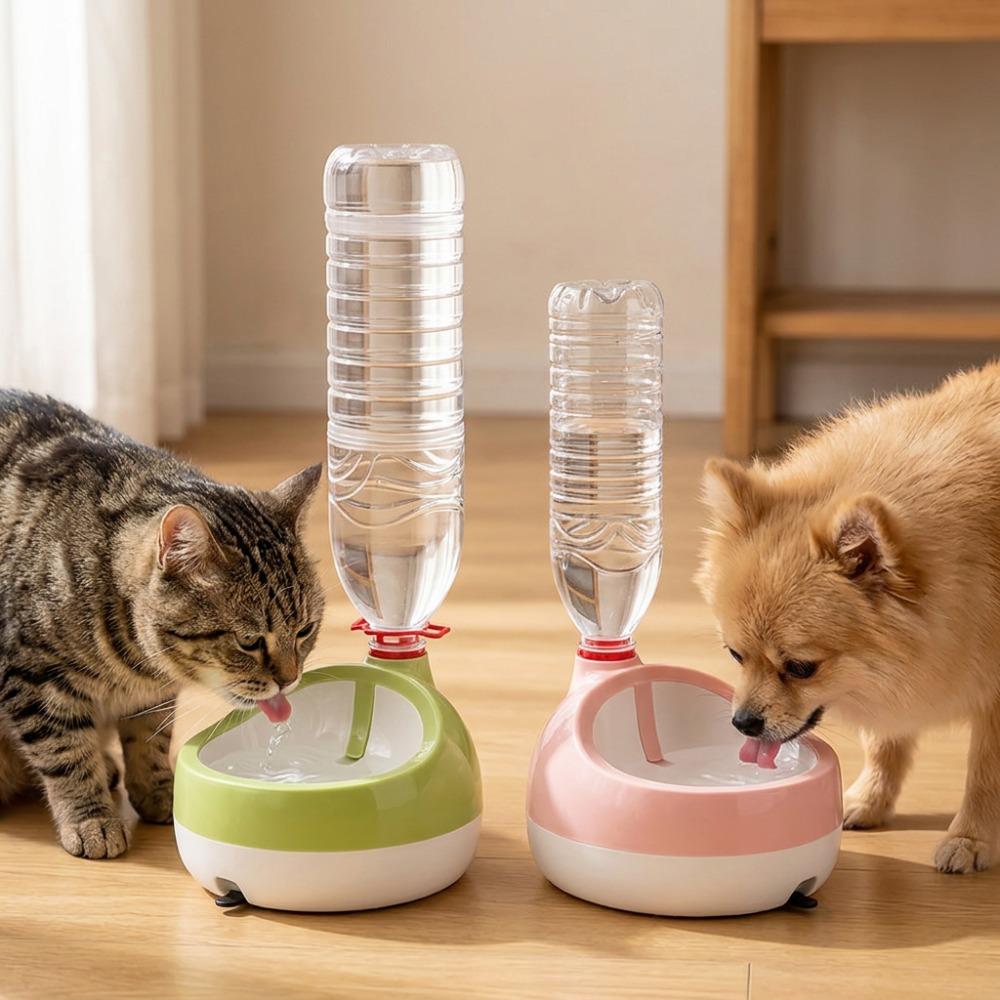 Leak Proof Automatic Cat Water Dispenser Non-Slip Pet Water Feeder Cat Dog Water Bowl Living Room