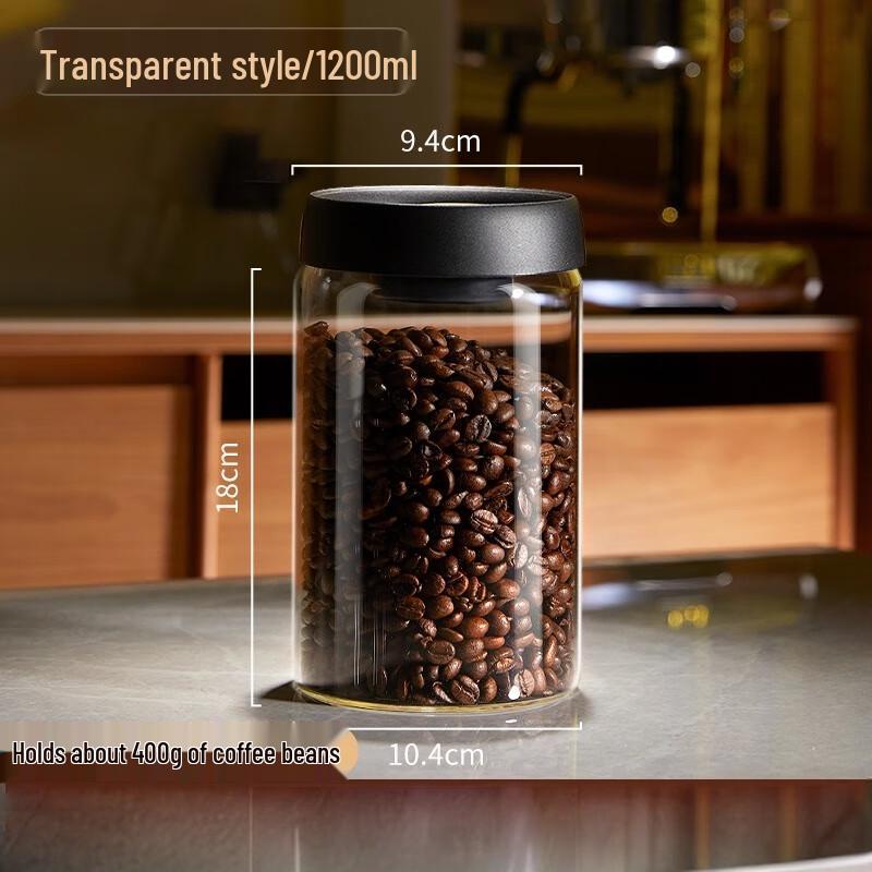 1200ml Vacuum Sealed Coffee Canister