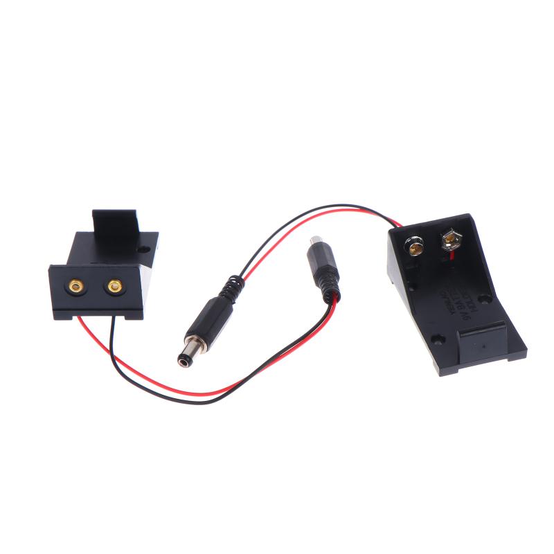 2 PCS 9V Battery Clip Holder Case Box With Wire Leads DIY Interface DIY Interfac Accessories