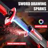 Sword With Sparks, Sword Children's Light-up Toy, 44 Cm, LED Lights And Spray Effects, Suitable For Role Play