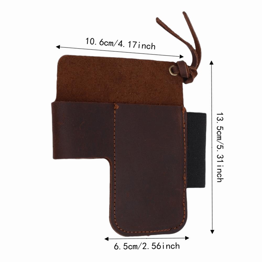 Rindsleder Multitool-Scheide mit Stiftschlaufe Gürtelclip Tasche EDC Gürtel-Organizer Tägliche Nutzung