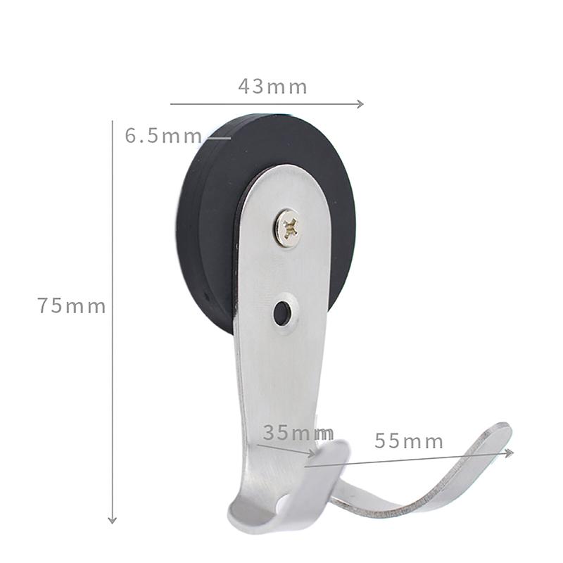

Coffee Handle Magnetic Hook Bottomless Bottom Horn Handle Storage Hanger Powder Hammer Powder Bowl Accessories Bracket серебряный