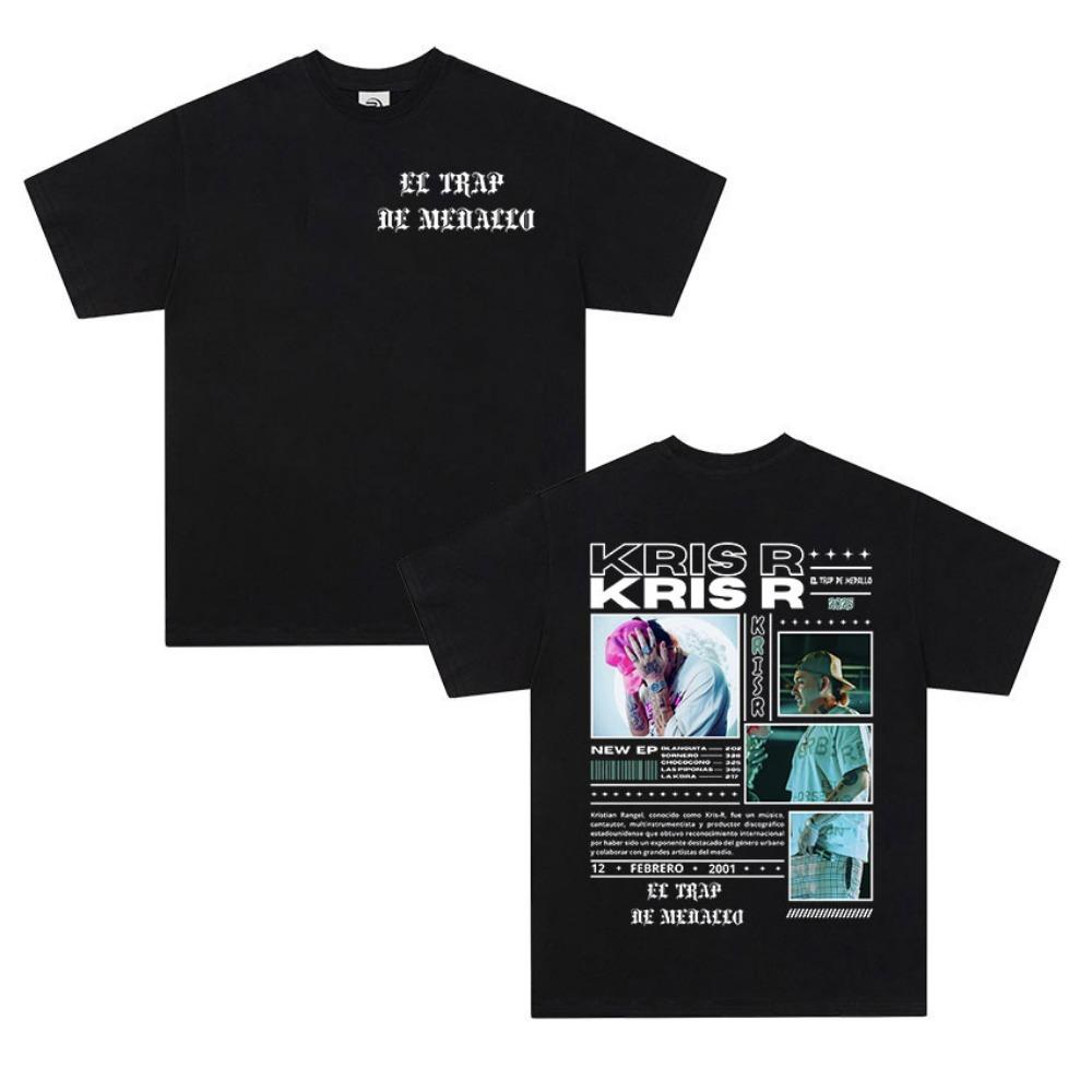 

Rapper Kris R Return To The Trap Album T Shirts Men summer fashion O-Neck T-shirt Unisex gothic Tees streetwear S