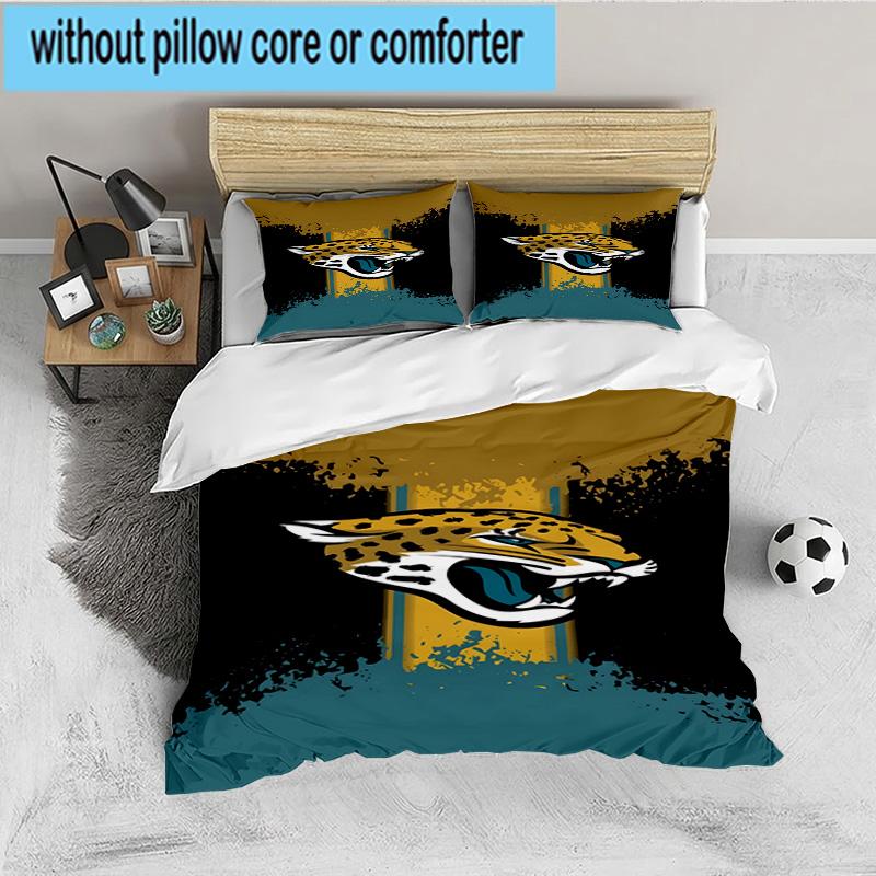 Jaguar Team Spirit Bedding Set 3pcs, High Quality Bedding Set Including 1pc Duvet Cover And 2pcs Pillowcases for Bedroom, Dormitory Gift