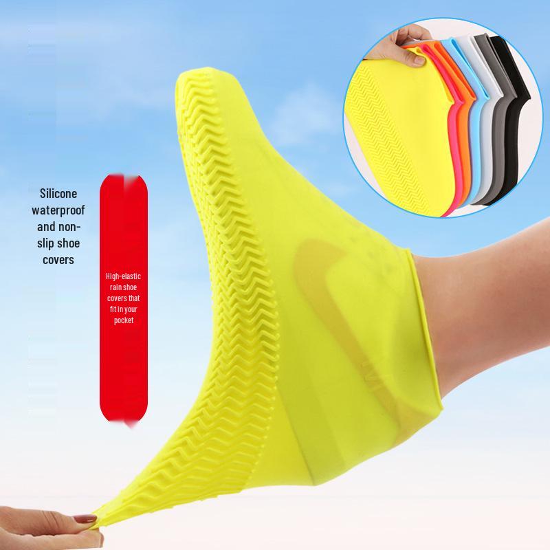 Waterproof Non-Slip Silicone Rain Boot Covers for Men & Women - Thickened, Wear-Resistant Outdoor Shoe Protectors