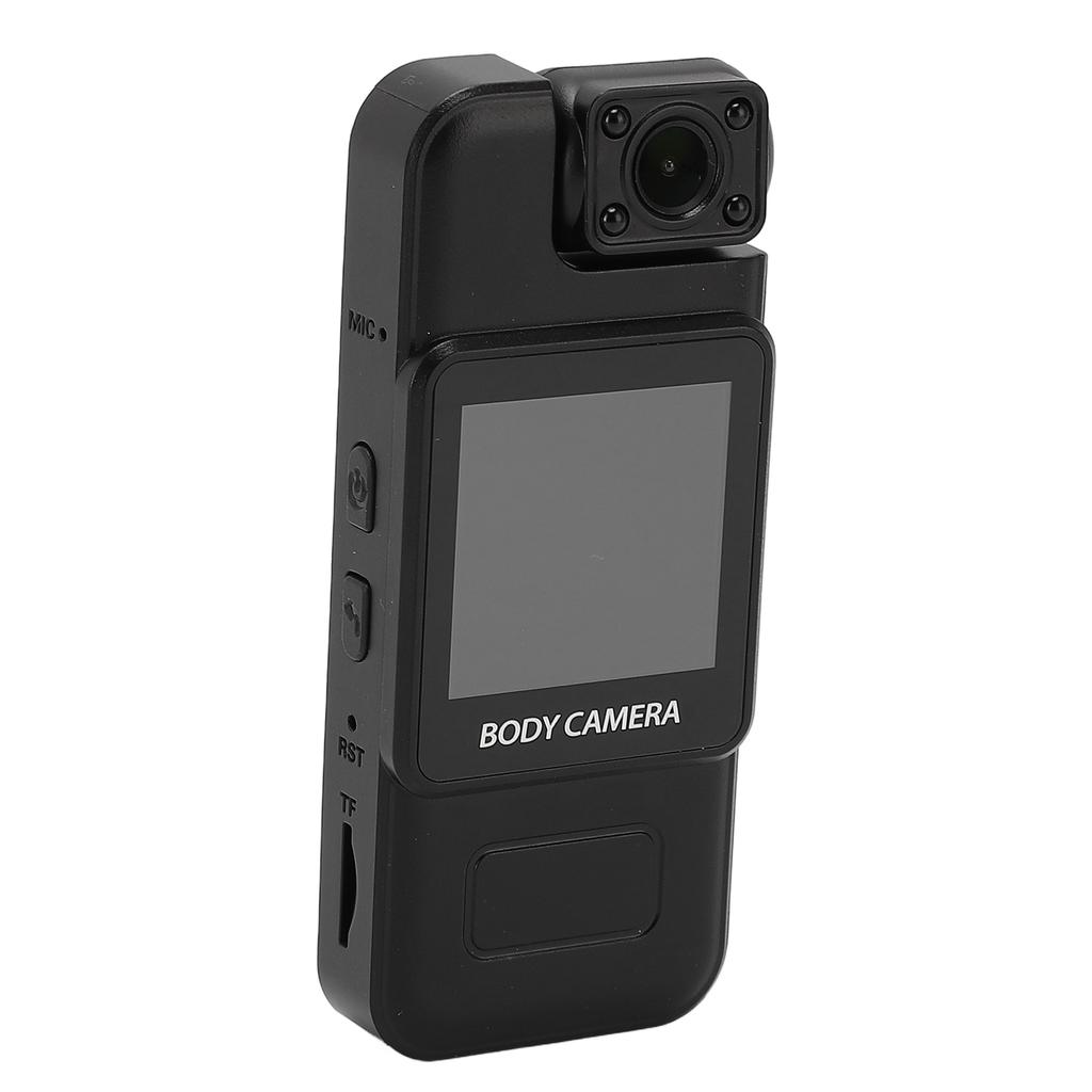 Body Video Recording Camera 4K Motion Detection 180° Rotatable Lens 1000mAH Wearable Camcorder for S