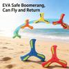 Soft EVA Three-leaf Boomerang Outdoor Flying Disc Toy Parent-child Interactive Sports Game for Kids Adults Fun Stress Relief Toy