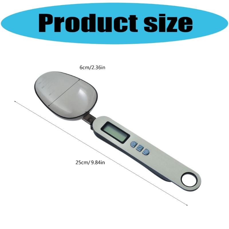 Electronic Spoon Scale Precisions Weighing Pet Feed Scoops With Easy To Read LCD Screen For Healthy Diet Control