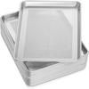 60x40cm Perforated Sheet Pan Rustproof Grill Steaming Tray Large Aluminum Zinc Zinc Alloy Baking Plate  Pizza