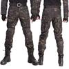 Multicam Camouflage Military Kalhoty Turistické kalhoty odolné proti opotřebení Paintball Cargo Kalhoty s chrániči kolen Novinka