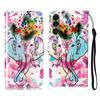 For Sony Xperia 1 VII Case Pattern Leather Wallet Phone Cover with Strap