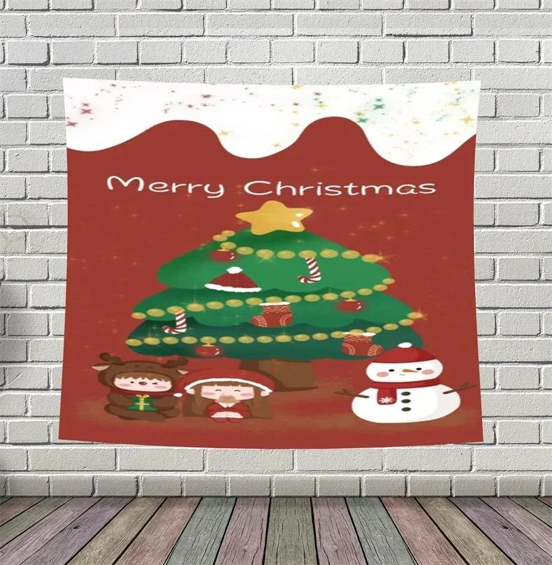 

Рождественский простой гобелен гостиная диван украшение дома рождественский подарок 100x75cm