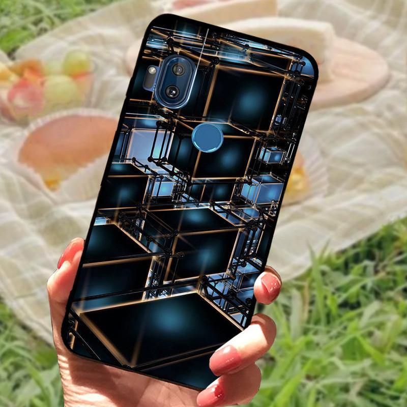 For Moto One Hyper Case Cover For Moto OneHyper Silicone Soft Marble Black Bumper Funda Coque for Moto One Hyper Protective Capa