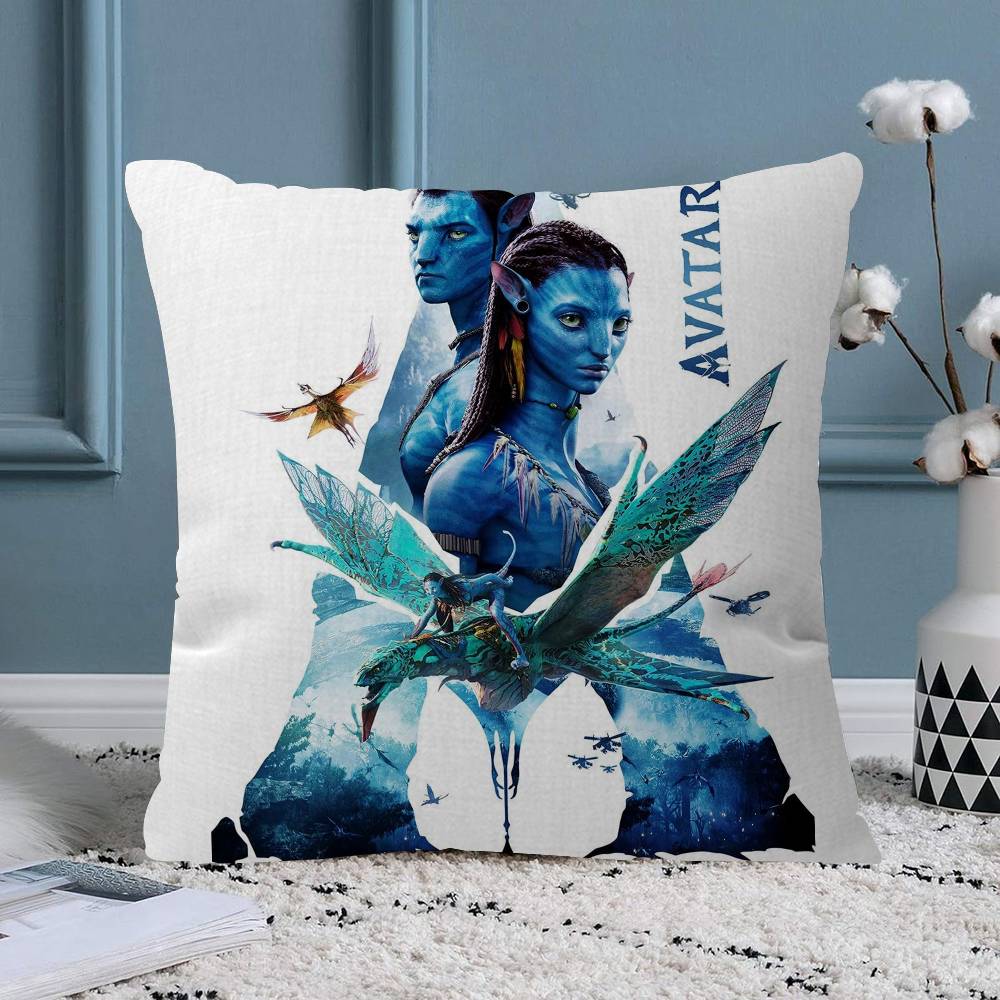 PC Scifi Movies AAvatar Vintage Pillow Cushion Cover Pillowcase Living Room Sofa Home Decor Customized