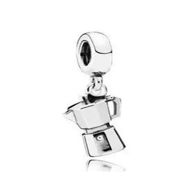 European Green Clover Cactus Shoe Pendant 925 Sterling Silver Beads Fit Fashion Bracelet For Women Jewelry Making