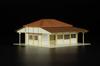 PM Office A PLUM 1/150 Station Building (Kominato Railway) Paper Kit MS082