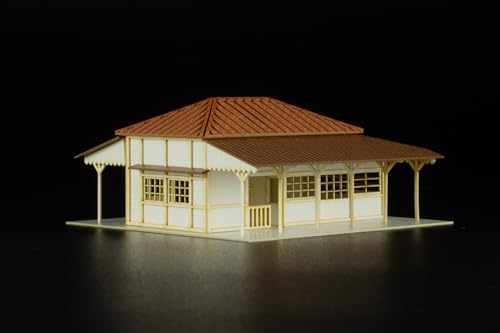 PM Office A PLUM 1/150 Station Building (Kominato Railway) Paper Kit MS082
