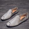 Herren Freizeitschuhe aus echtem Leder Slipper Herren Loafer Handgefertigt Mokassins Elegant Herren Fahrschuhe Freizeitspaziergang Boot Schuhe