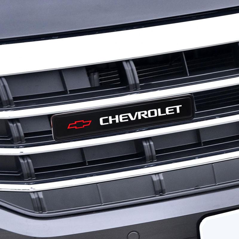 Bilens Främre Grill Klistermärke Emblem Grill R LINE Emblem LED-Ljus för Chevrolet Cruz Mai Rui Bao Cobalt Impala Onix Pioneer Explorer TrailBlazer Trax