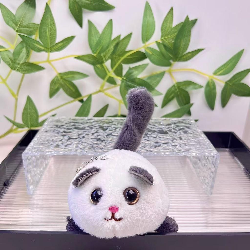 Adorable Cute Plush Cat Keychain Pendant Soft Stuffed Doll Toy For Accessories Bag