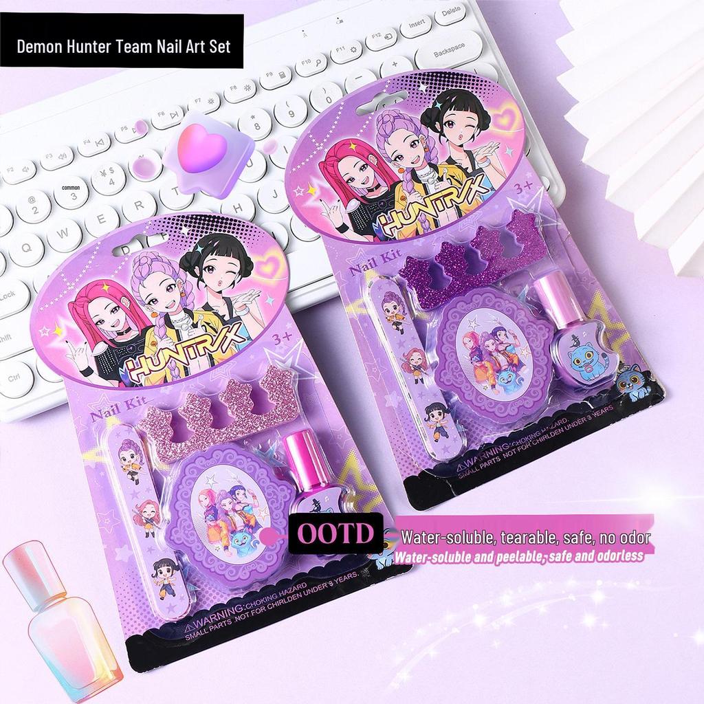 The Witcher KPOP Cartoon Nail Stickers for Girls (Ages 3-8) - Manicure Stickers & Children's Gift Set