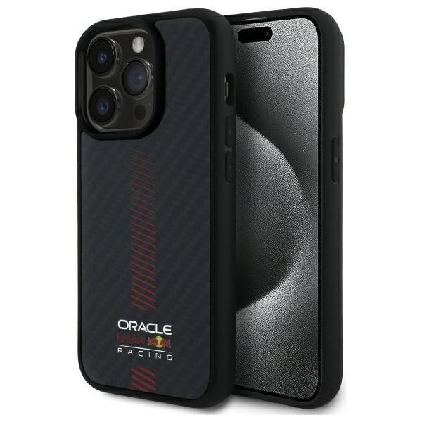 Red Bull Rbhmp14L24Cfgsmk Iphone 14 Pro  6.1 Hardcase Czarny/Black Carbon Fiber Power Bar Magsafe