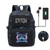 Peripheral Printed Backpack, Large-Capacity Student Schoolbag Usb Computer Bag For Men And Women
