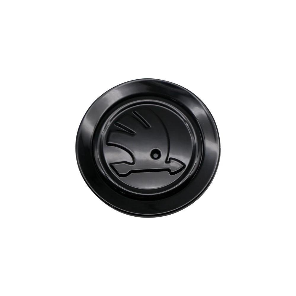 Car Steering Wheel Badge Emblem Sticker Auto Interior Accessories For Skoda Yeti Kodiaq Octavia Karoq Kamiq Fabia Rapid Superb