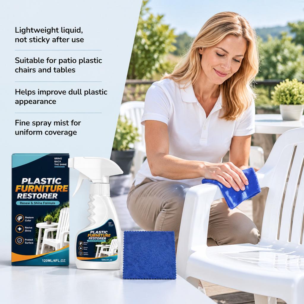 Plastic Furniture Care Spray with Cloth for Home Renovation and Long Lasting Shine