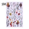 Nail Art Stickers Halloween Stickers, Ghost Flower Skull Spider Web Self-Adhesive Decorative Supplies Manicure Decals, DIY for Women Girls Decorations