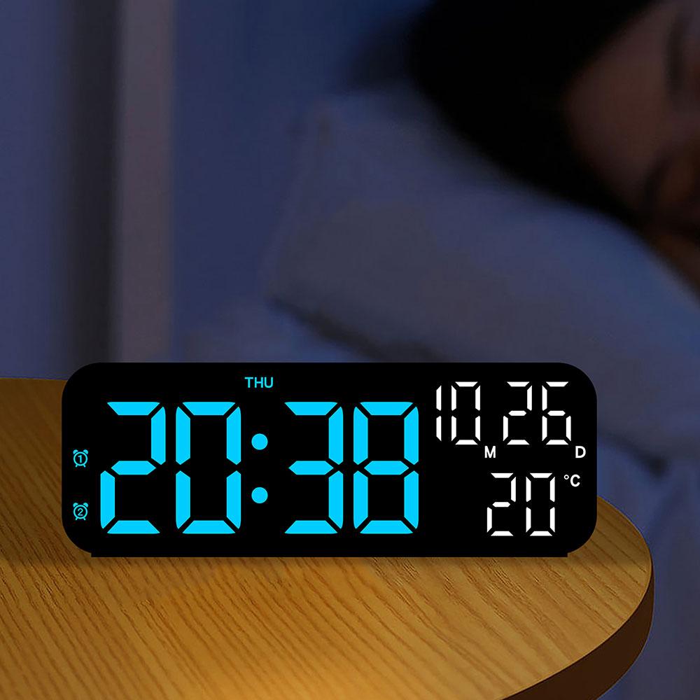 Yujeubi Blackface Vertical B Led Desk Clock