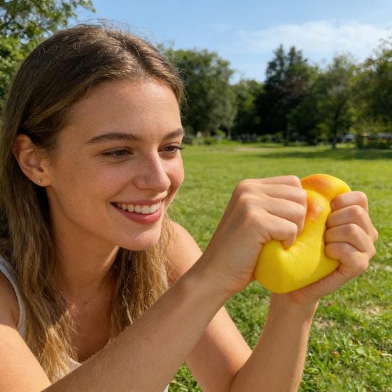 Bread Stress Relief Toy Realistic Bread Squeeze Toy Soft Elastic Toast Croissant Fidget Toy for Adults Teens Anxiety Relief