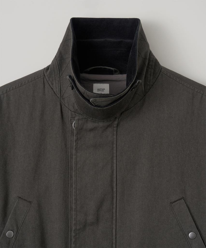 Another Office Modern N-3B Coat (Charcoal)
