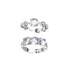 Glass Bead Ring Cold Wind Niche Design Female Personality Opening Adjustable High-End Ring Hand Jewelry
