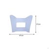 Rear Exhaust Vent Kick Mat PU Leather Car Back Seat Cover for Byd Seal Blue
