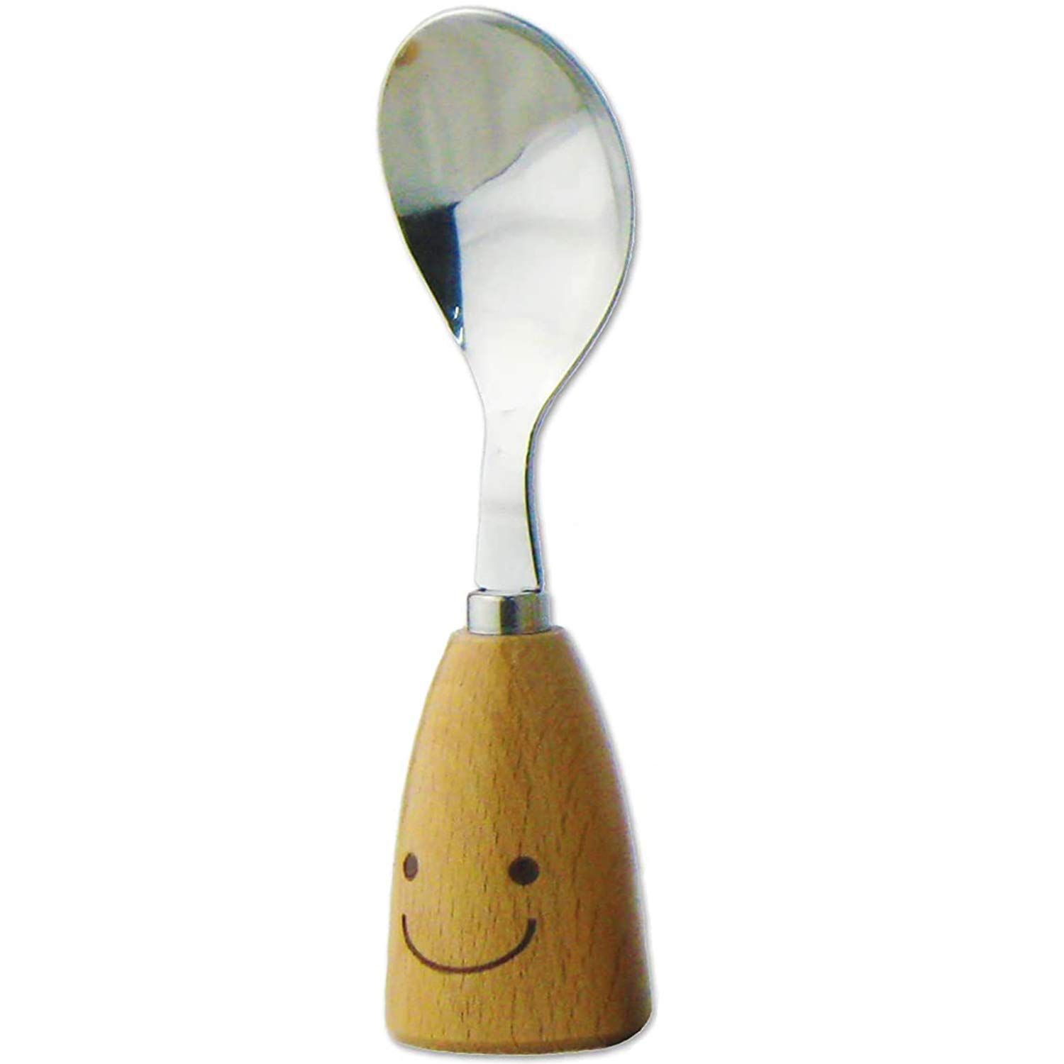 Nagao Waiwai Kitchen Stand Spoon Stainless Made in Japan (L) Steel, Wood, WY-37