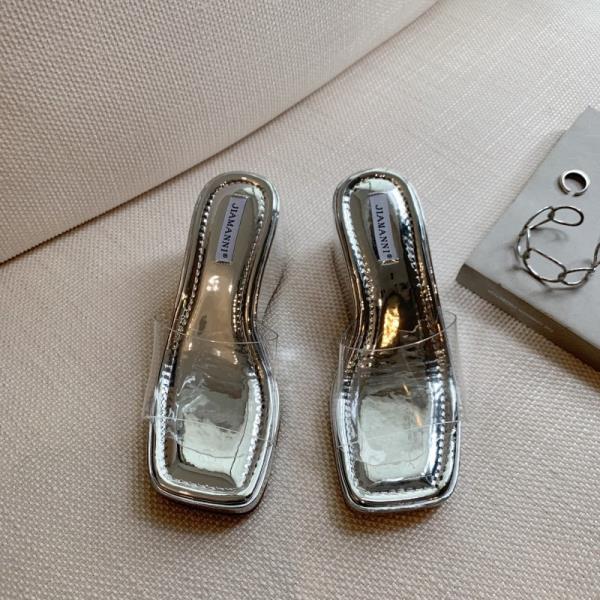 Fashion Female Shoes Slippers Women Summer Low Transparent Heel Luxury Slides On A Wedge Platform 2025 Designer Fashion Rubber PU Rome F
