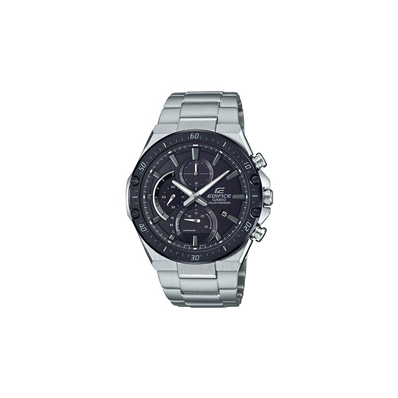 

Casio EDIFICE Artificial Sapphire Mirror Solar Men s Waterproof Watch Solar Quartz Movement Stainless Steel Strap Japanese and EFS-S560YDB-1APRD чорний