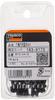 TRUSCO Hex Socket Flat Head Black Full M4 x Pack of Bolts, Dyed, Thread, 15, 60, B73-0415